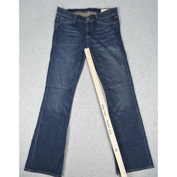 Tommy Hilfiger Jeans Womens 29/32 Navy Tommy Bootcut Cotton Blend Country Casual - Picture 6 of 13